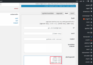 WordPress. How to fix Failed to send your message error in Contact Form 7 plugin-5